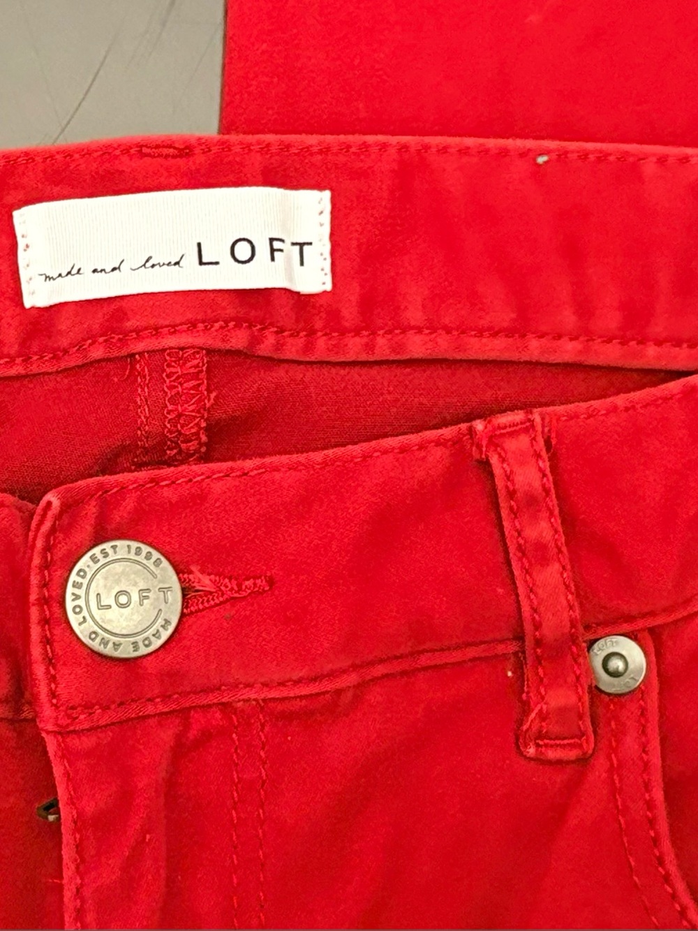 LOFT by Ann Taylor Red Jeans 29/8